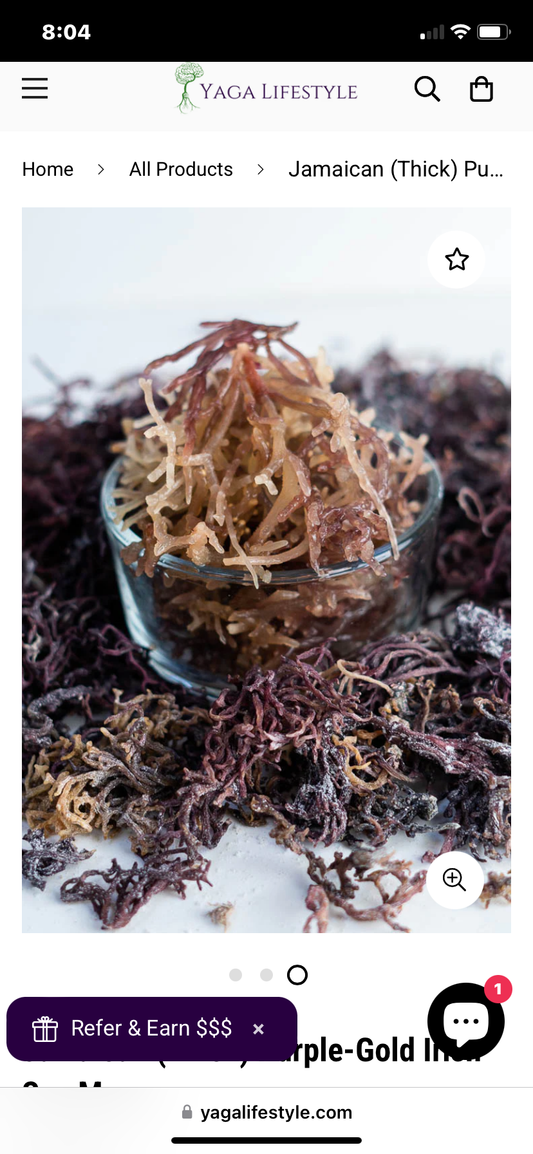 4oz Purple Jamaican Seamoss